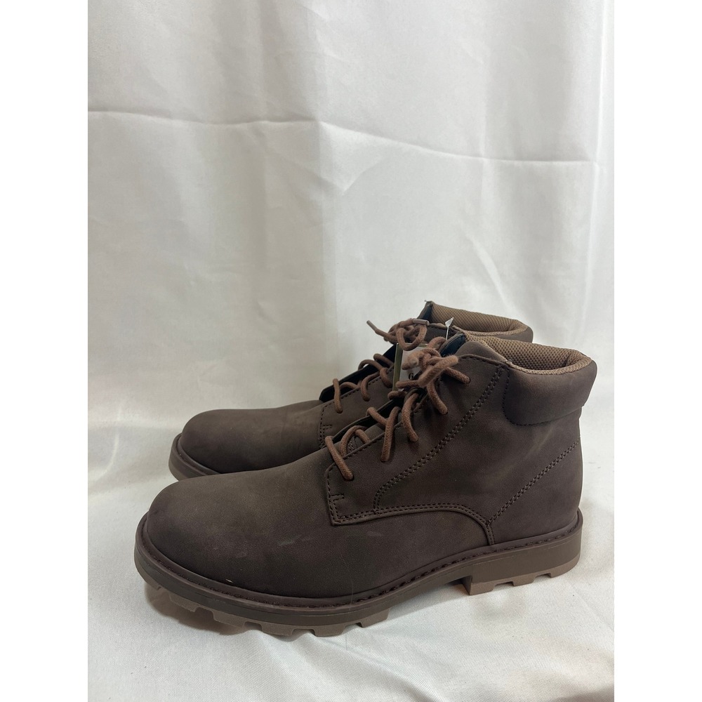 Goodfellow & Co Mens Brown Lace Up Chukka Work Boots Size 9 Lug Sole New
